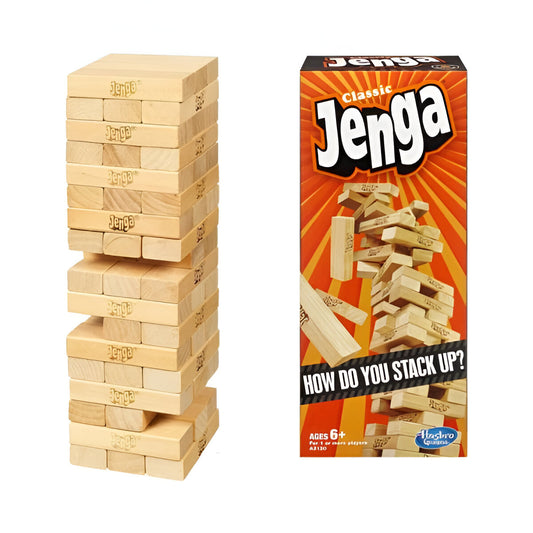 Wooden Stacking Tower Board Game For Kids & Adults