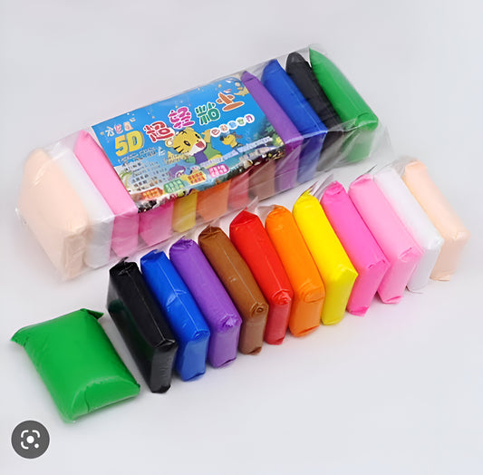 New 12 Colors Playdough Polymer Clay