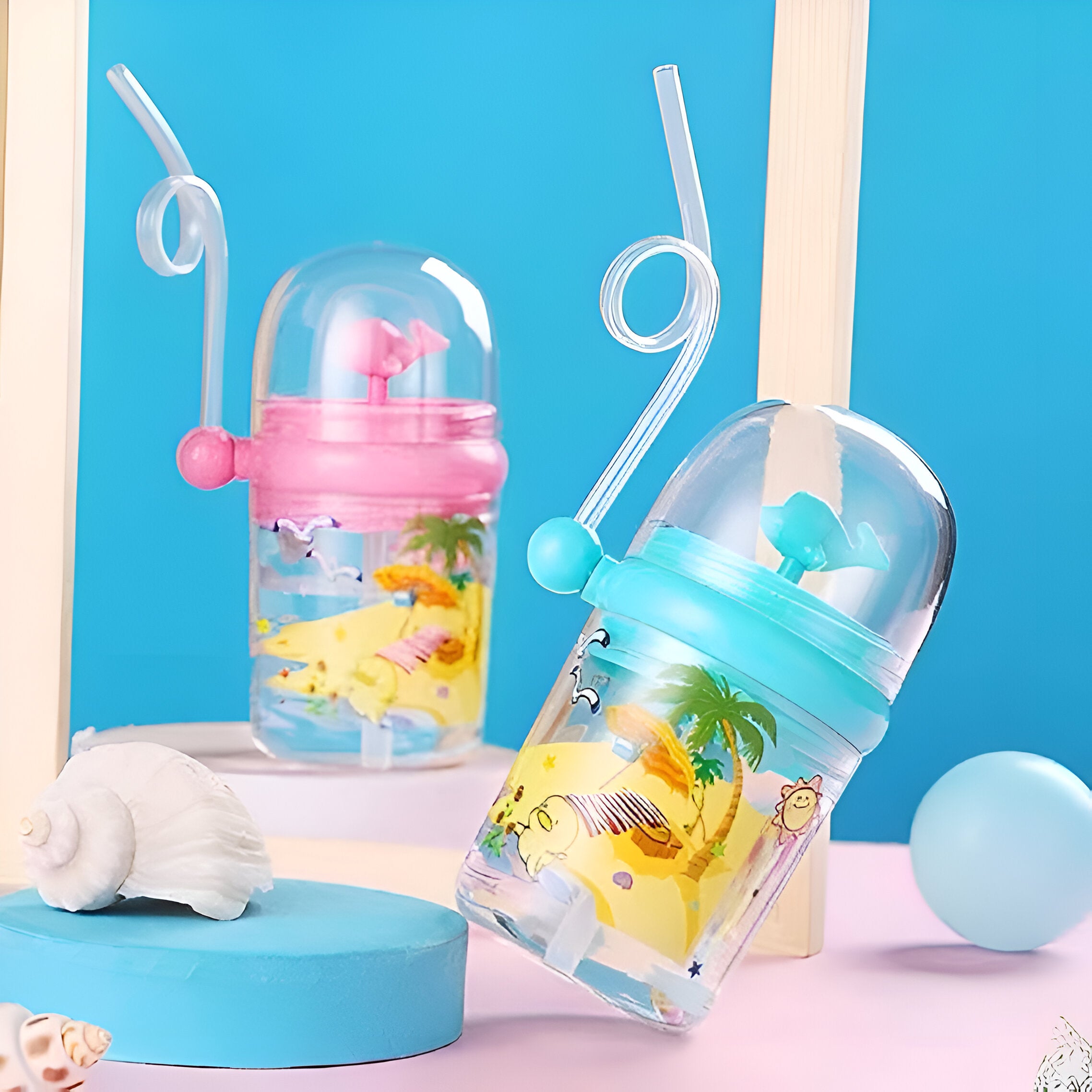 Children Whale  Cup Sippy Bottle